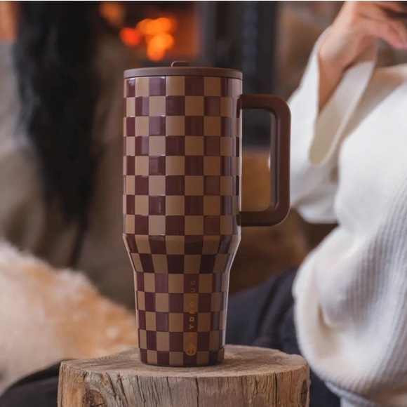HydroJug 40oz Traveler in Autumn Checkers 🤎 (new) - Picture 1 of 9